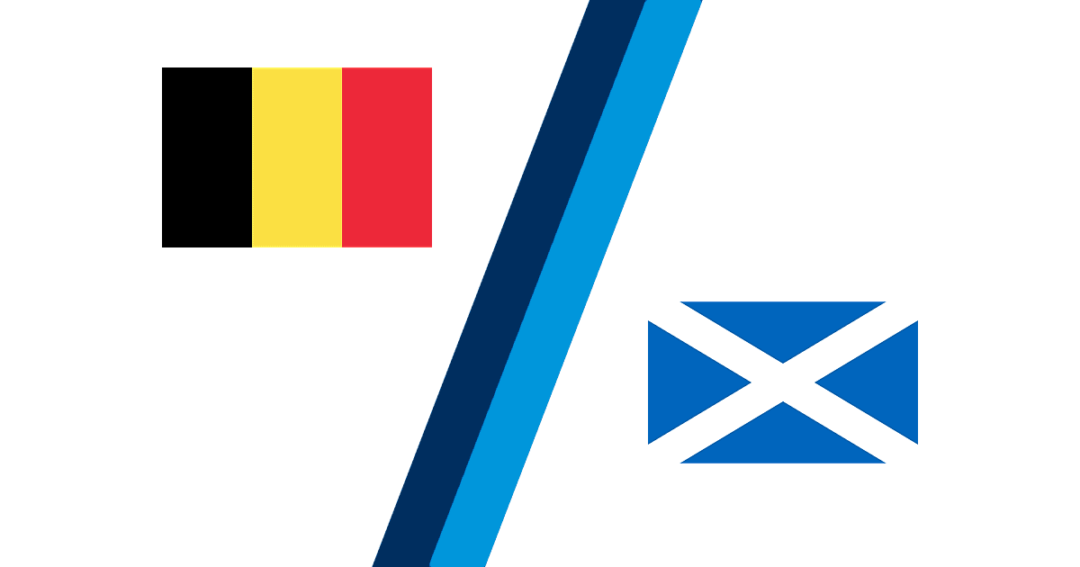 Belgien Schottland Belgien Schottland
